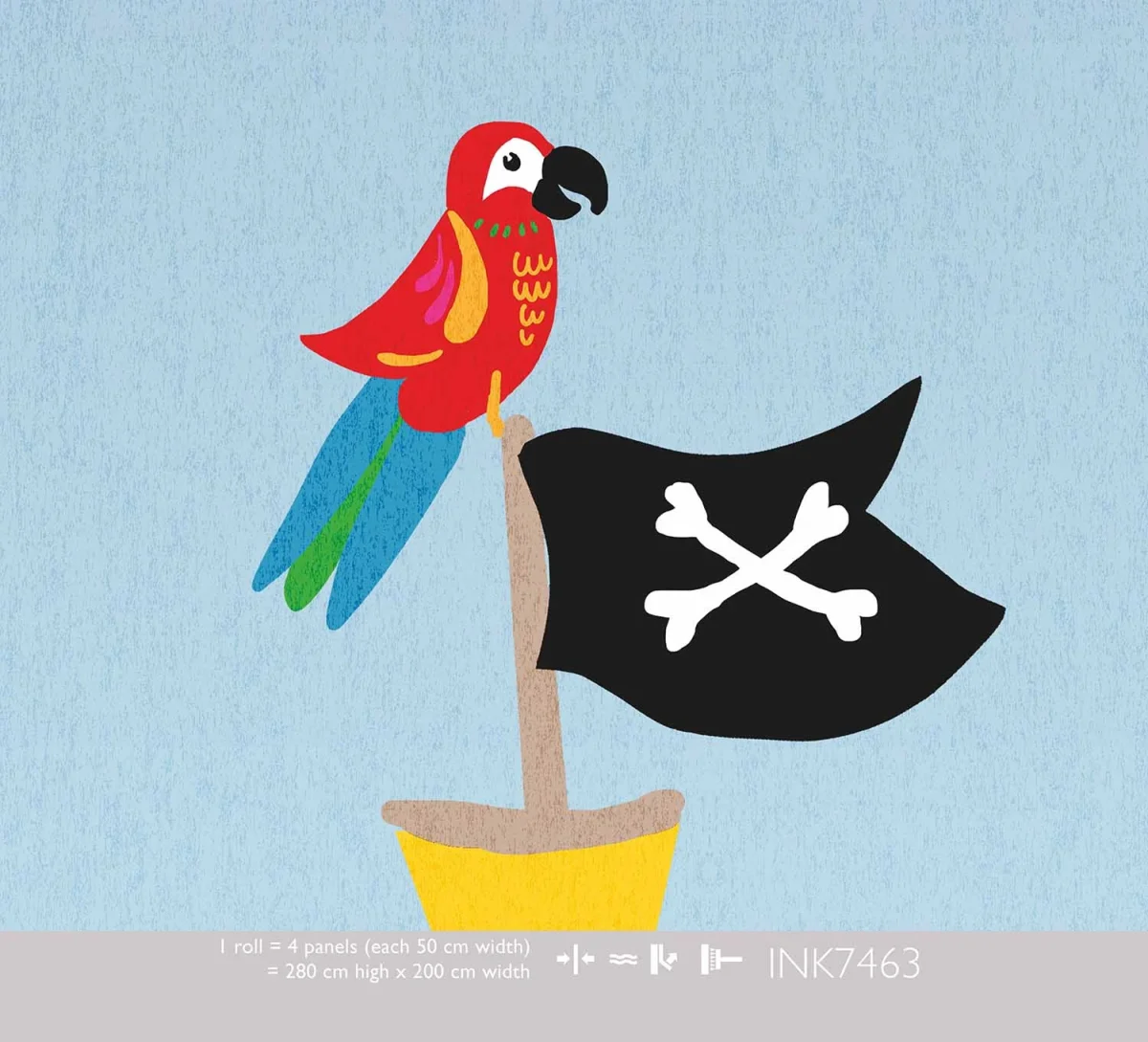 Kate & Andy Behang - Pirates (blue)