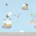Kate & Andy Behang - Little Pirates (blue)