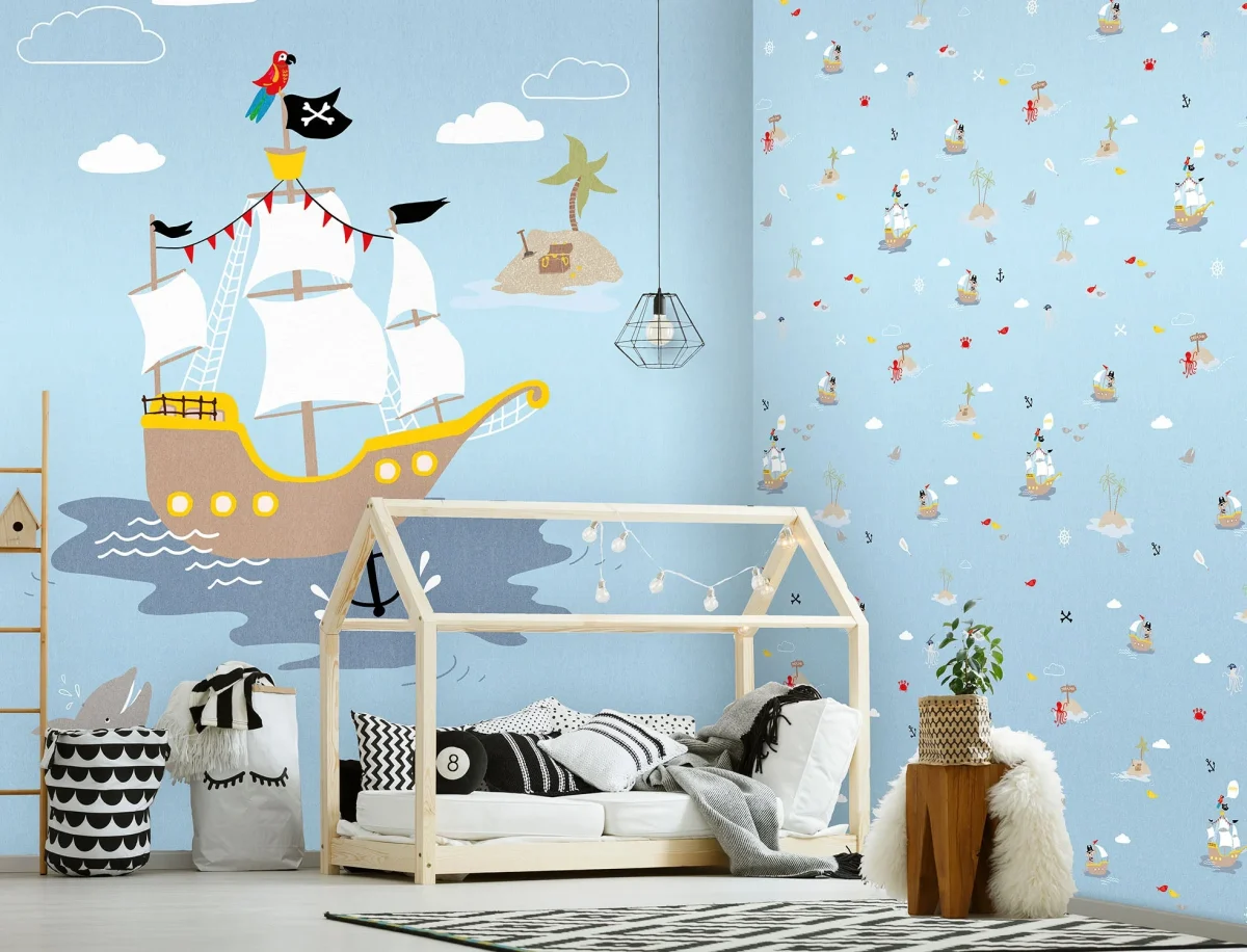 Kate & Andy Behang - Pirates (blue)