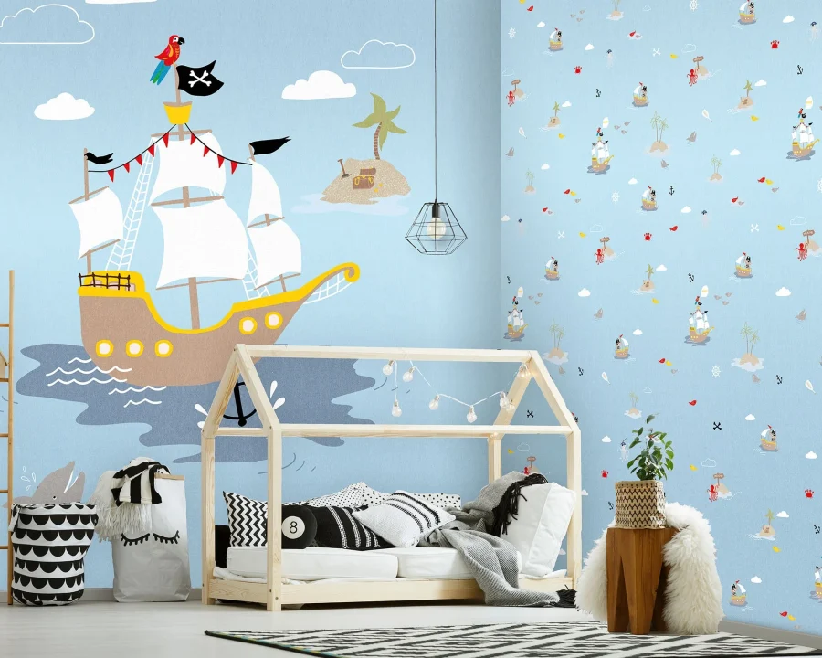 Kate & Andy Behang - Pirates (blue)