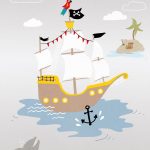 Kate & Andy Behang - Pirates (gray)