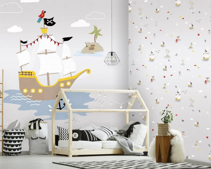 Kate & Andy Behang - Little Pirates (gray)