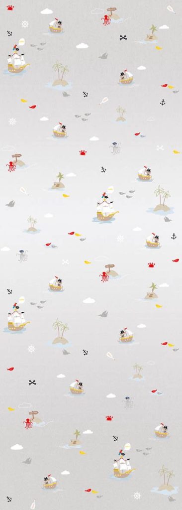Kate & Andy Behang - Little Pirates (gray)