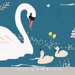 Kate & Andy Behang - Swans Dark (dark)