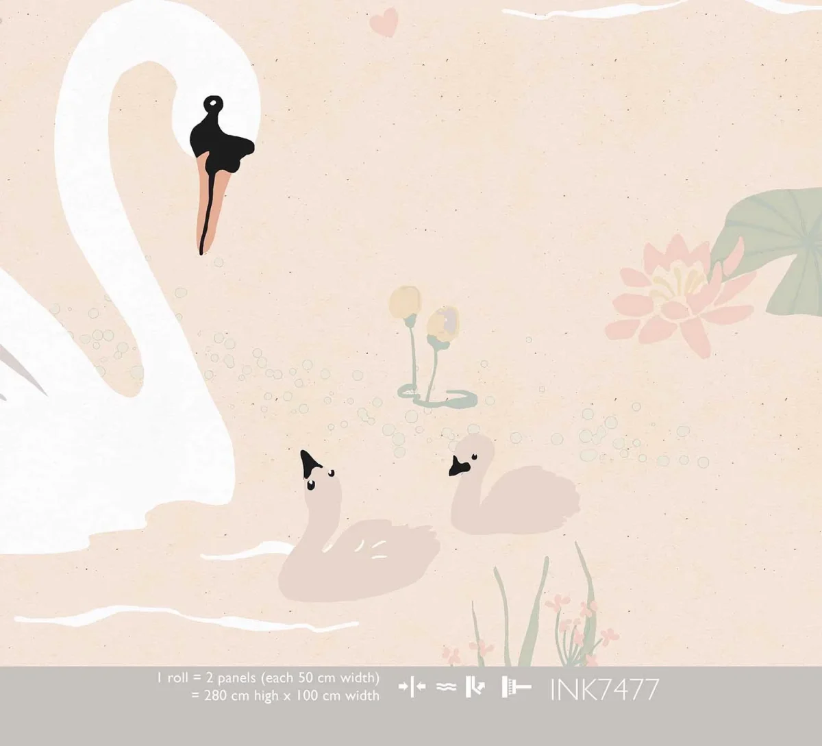 Kate & Andy Behang - Swans (sand)
