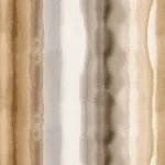 Motif Fontainebleau à plat, rayures verticales crème, beige et brun aux transitions douces