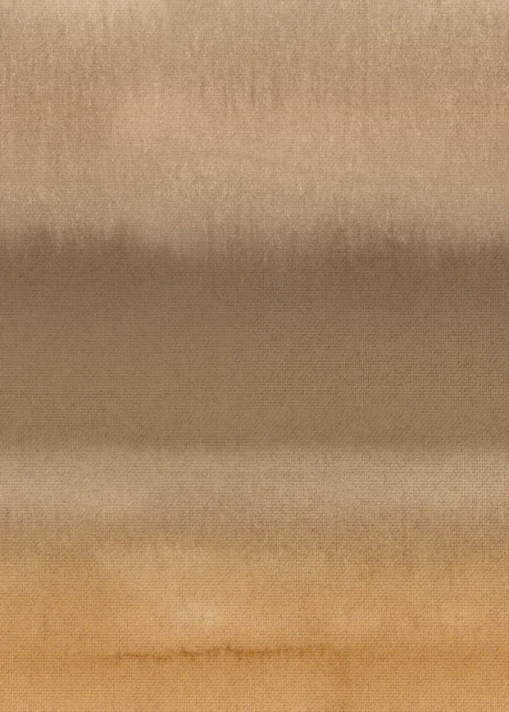 Motif Vjaltring à plat, un dégradé du crème au brun ocre chaud