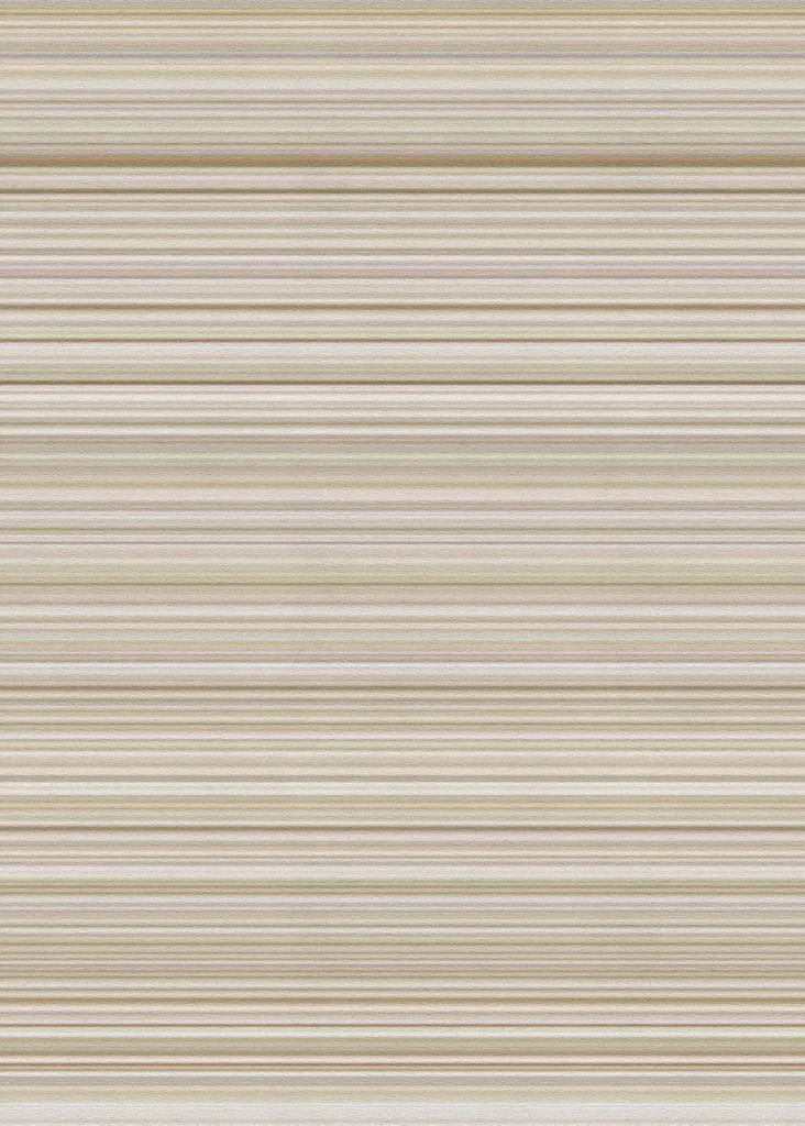 Motif Jonen à plat, fines rayures horizontales beige et crème