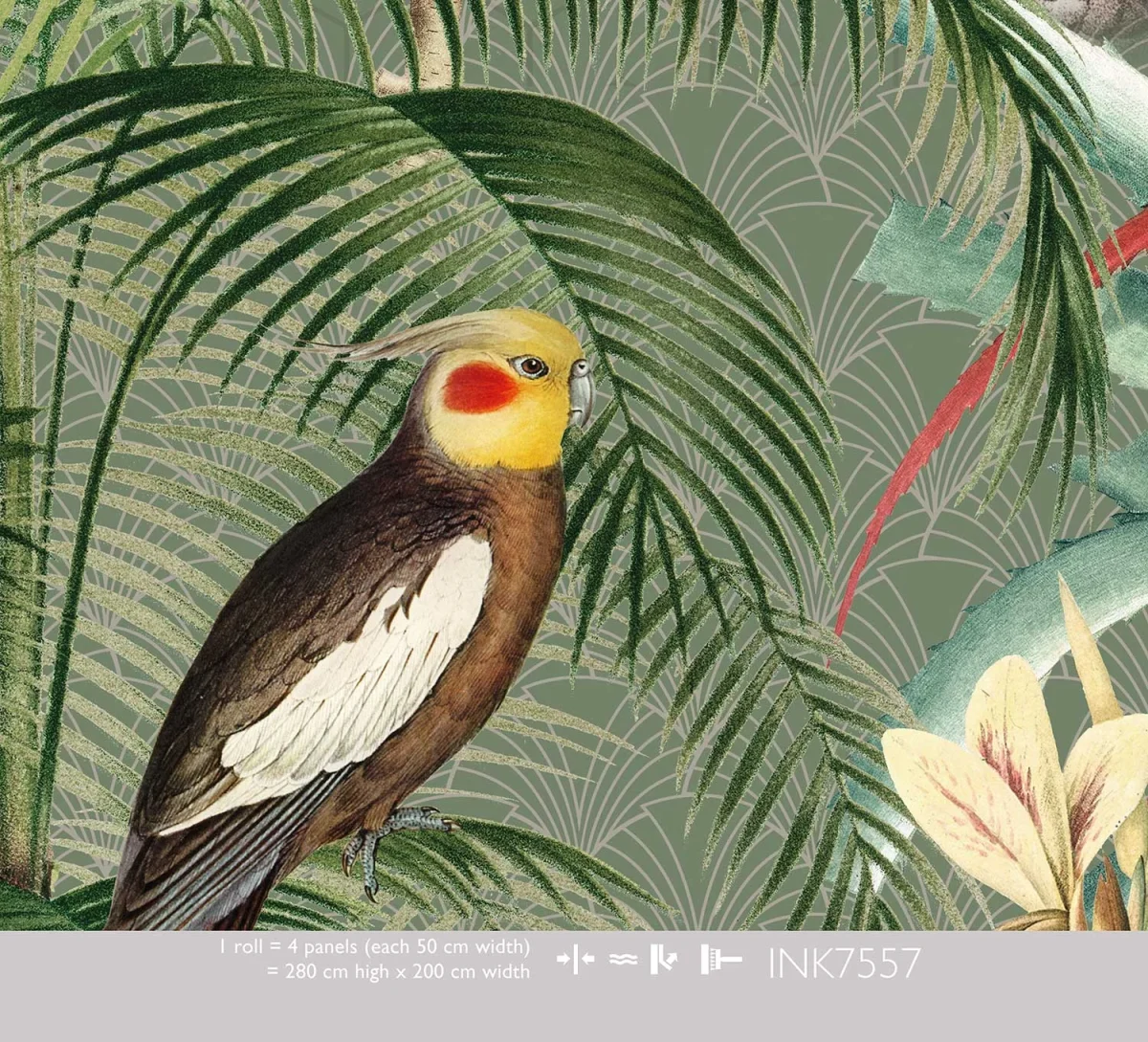 Floral Utopia Wallpaper - Tropical Winter