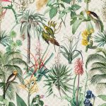 Floral Utopia Behang - Tropical Morning