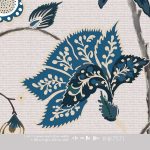 Floral Utopia Wallpaper - Pomegranate Blue