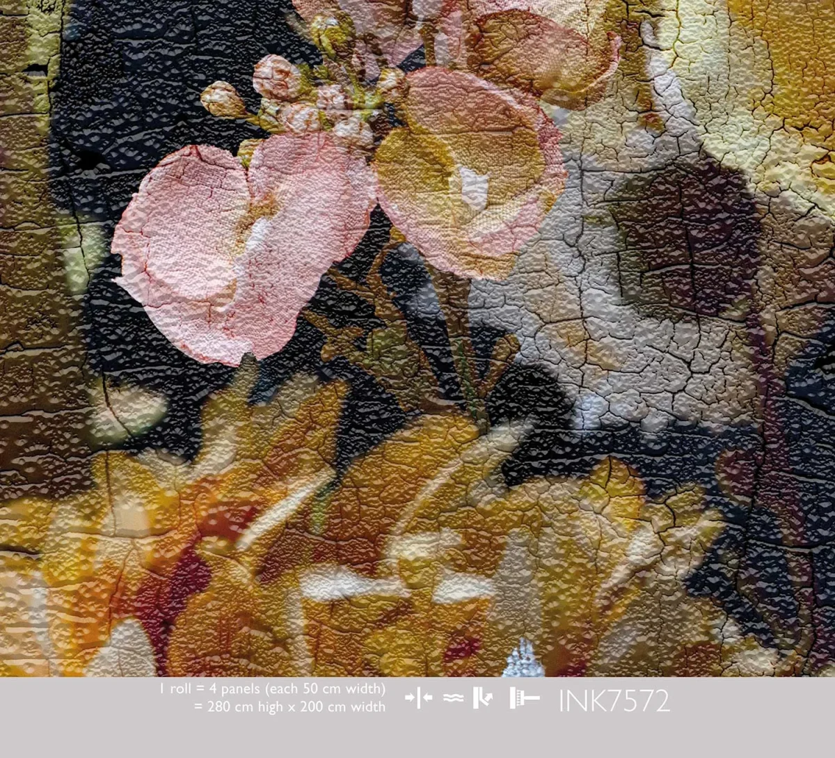 Floral Utopia Papier peint - Lush Heritage Dark