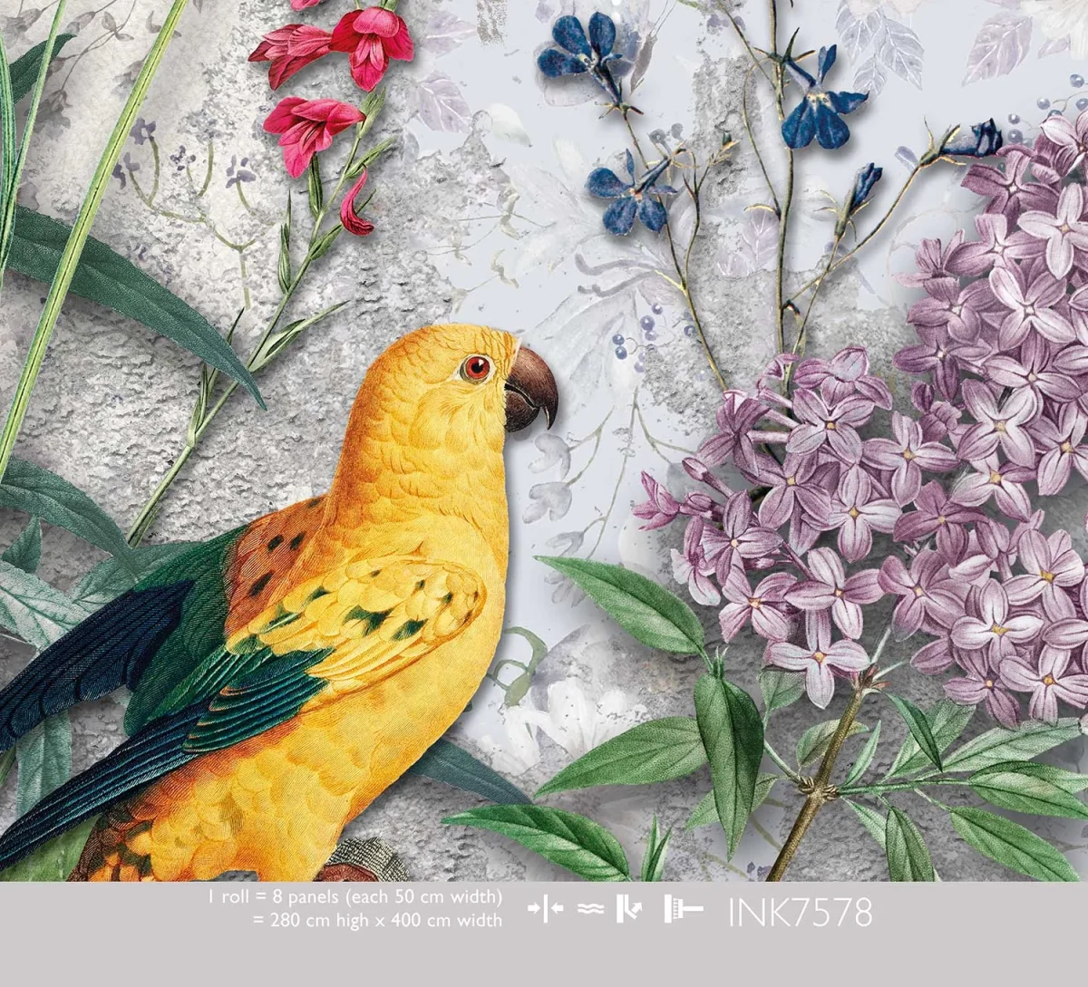 Floral Utopia Behang - Abundance