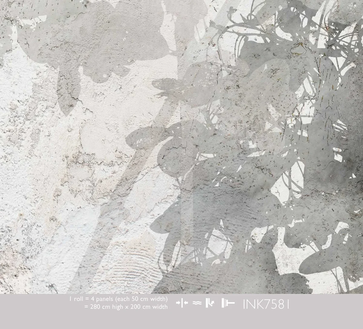 Floral Utopia Behang - Hortense Gray