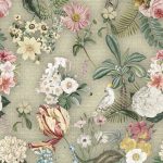 Floral Utopia Wallpaper - Costa Rica Moss