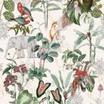 Floral Utopia Behang - Luang Prabang Colors