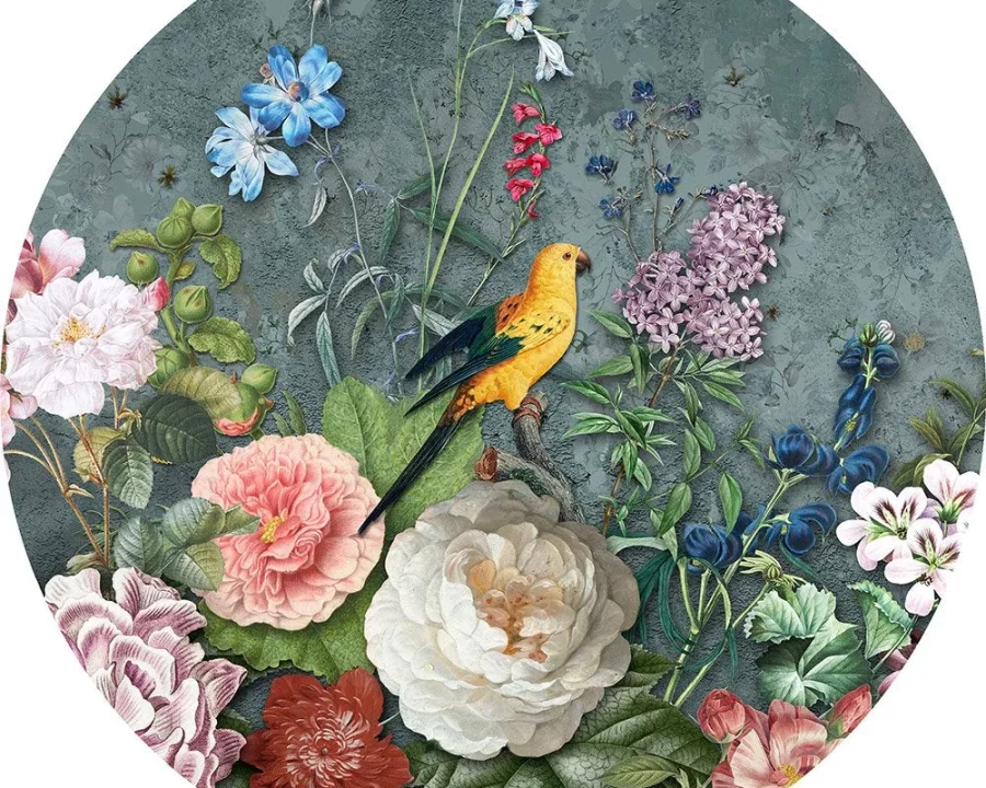 Floral Utopia Behang - Abundance Dark