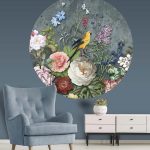 Floral Utopia Behang - Abundance Dark