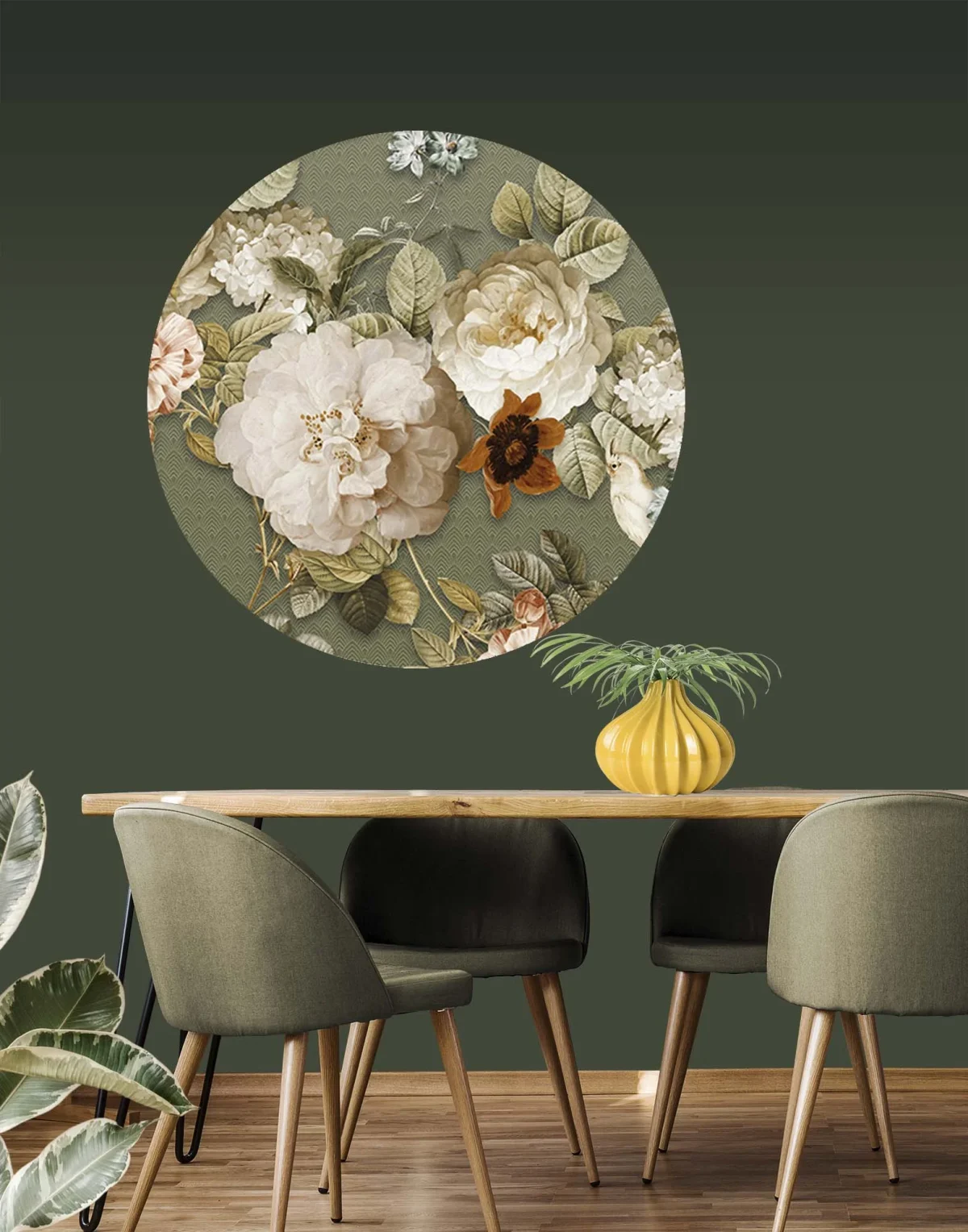 Floral Utopia Behang - Sweet Rosa Moss