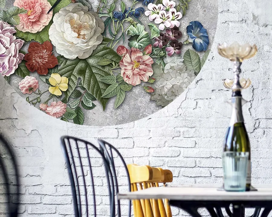 Floral Utopia Behang - Abundance Light