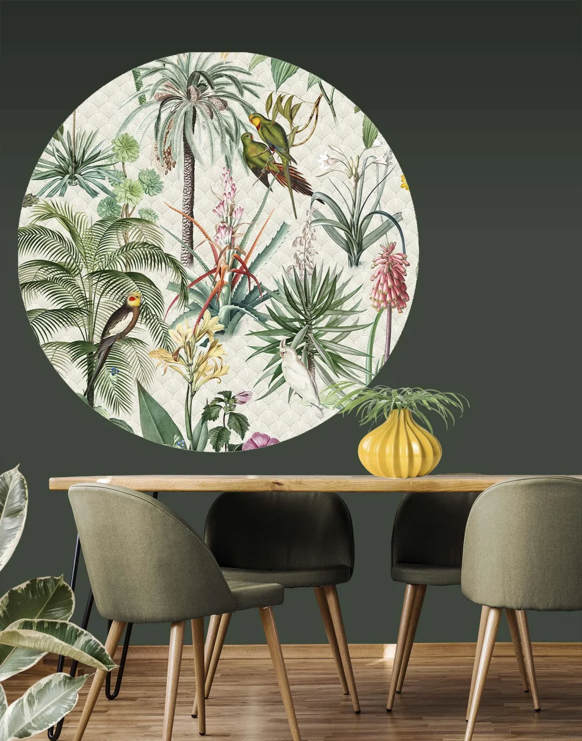 Floral Utopia Behang - Tropical Morning
