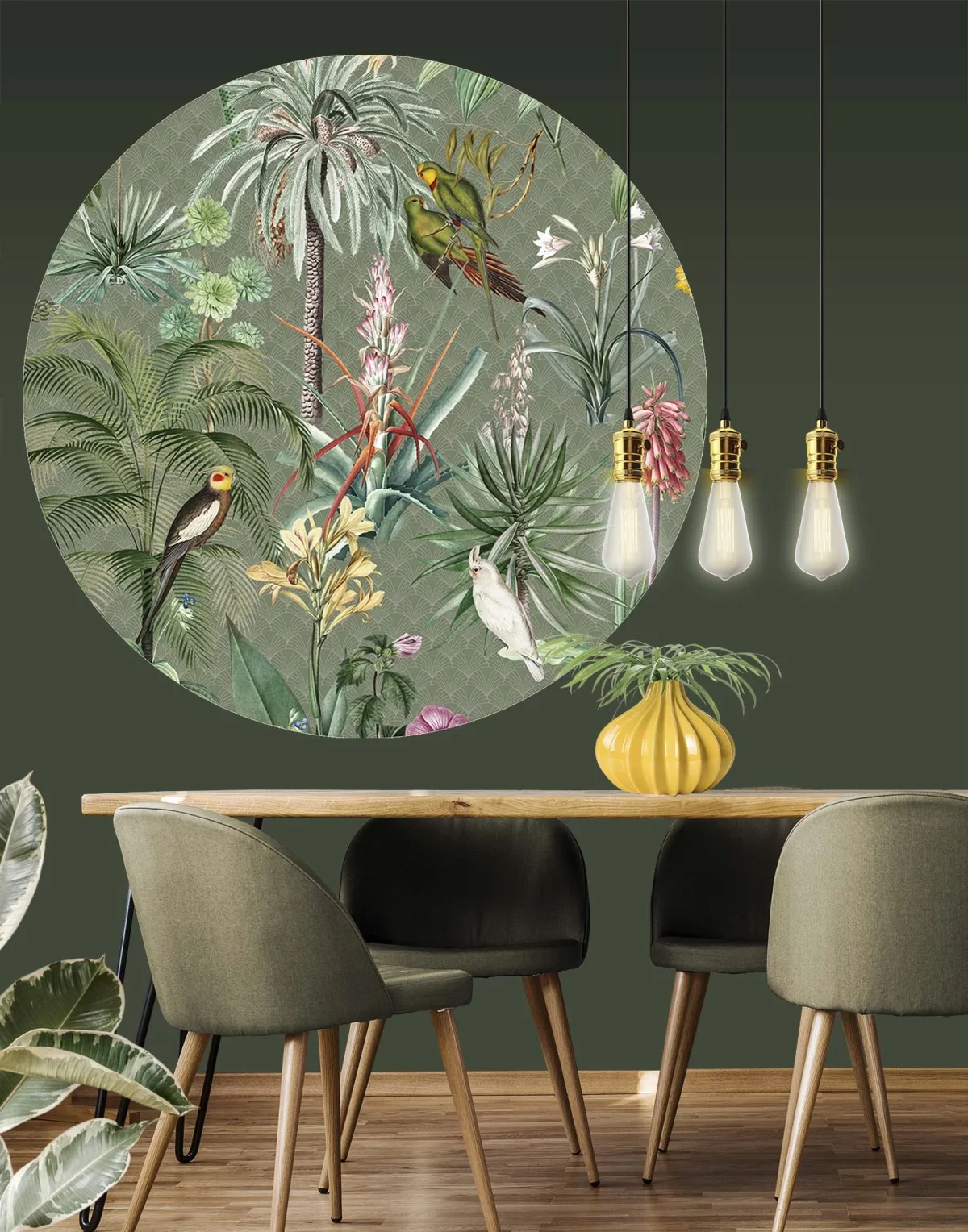Floral Utopia Behang - Tropical Winter