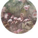 Floral Utopia Wallpaper - Flamingo Found