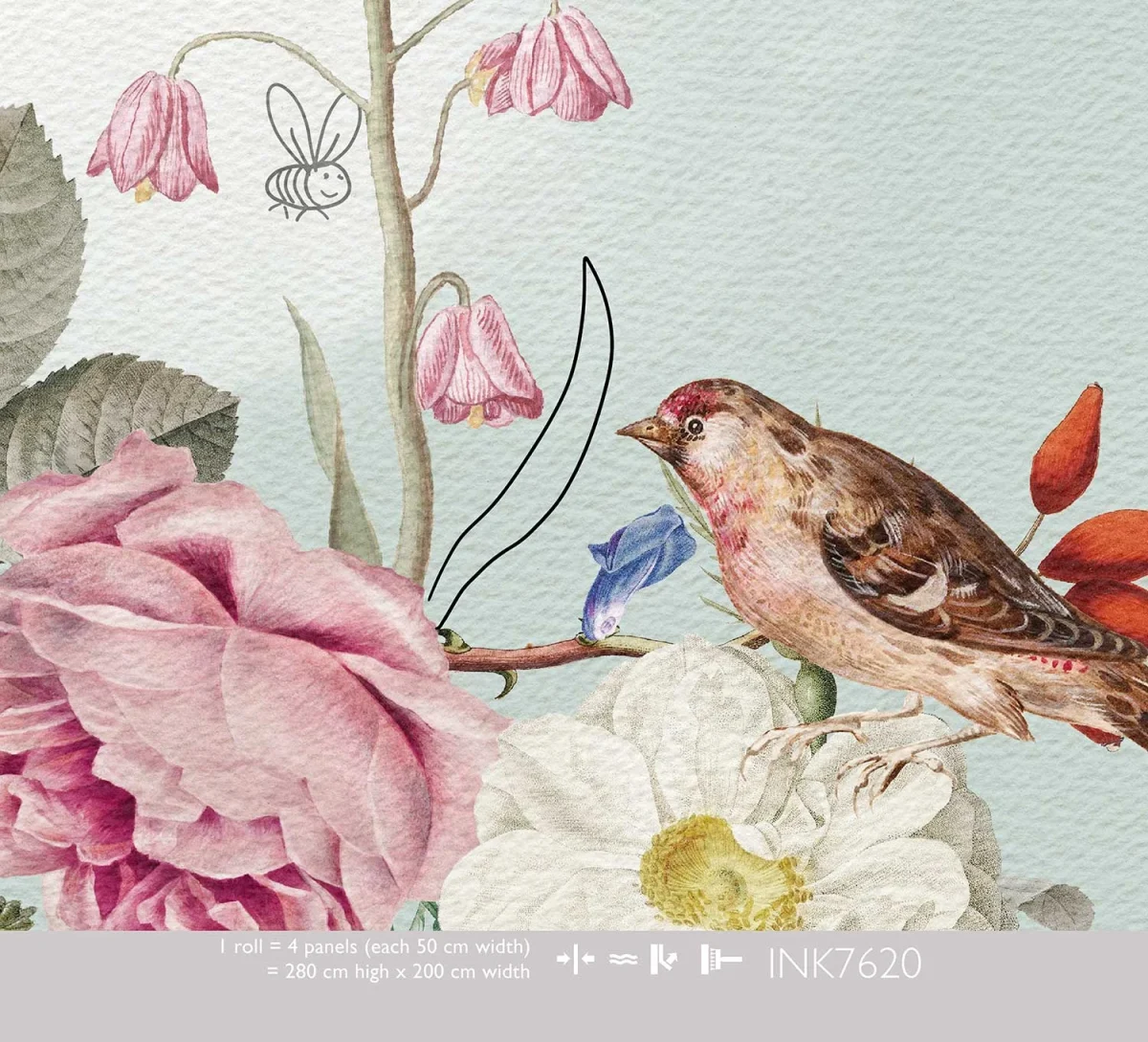 Papier peint enfant Vintage Fairytale