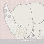 Kinderbehang Elephant In The Room, Pink