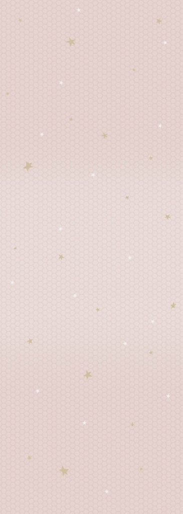 Kids Wallpaper Honey Stars, Pink