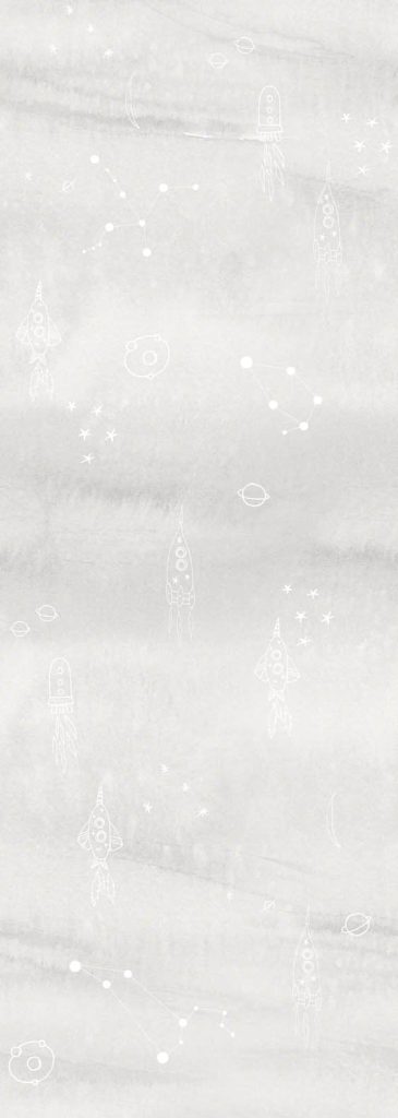 Kinderbehang Stars, Gray