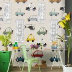 Kinderbehang Traffic, Color