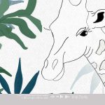 Kinderbehang Peekaboo Green