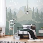 Kinderbehang Wanderlust, Green