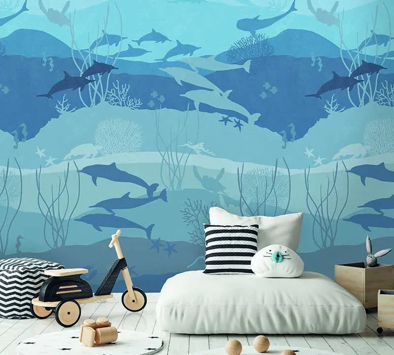 Kindertapete Blue Eden