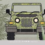 Kinderbehang Bush Drive, Green