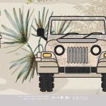 Kinderbehang Bush Drive, Sahara