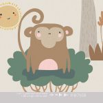 Kinderbehang Jungle Party, Greenish