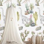 Kinderbehang Dino Tour, Pastel