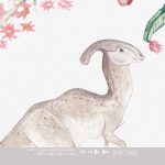 Kinderbehang Dino Tour, Pastel