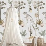 Kinderbehang Dino Parc, Gray