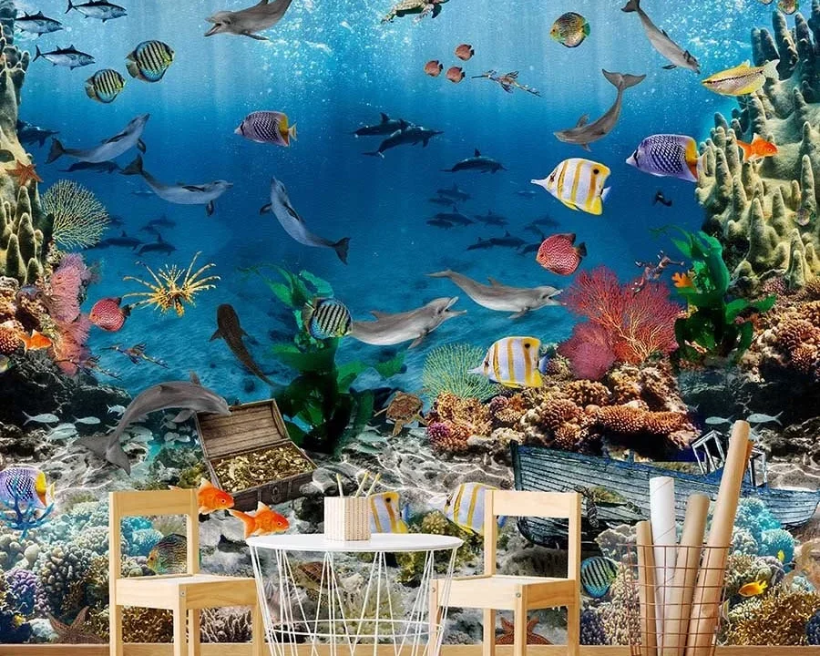 Kindertapete Aquarium