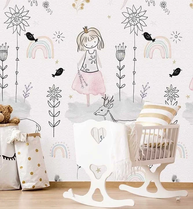 Kinderbehang Fairytale Girl