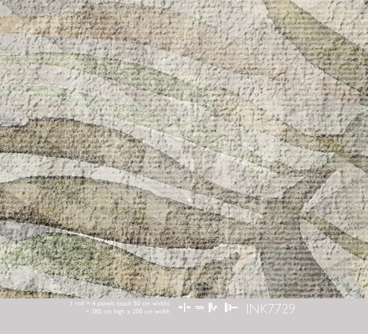 Palm Leaf Love Neutral - Behang