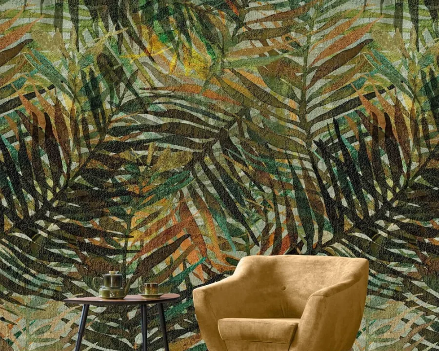 Palm Leaf Love - Tapete