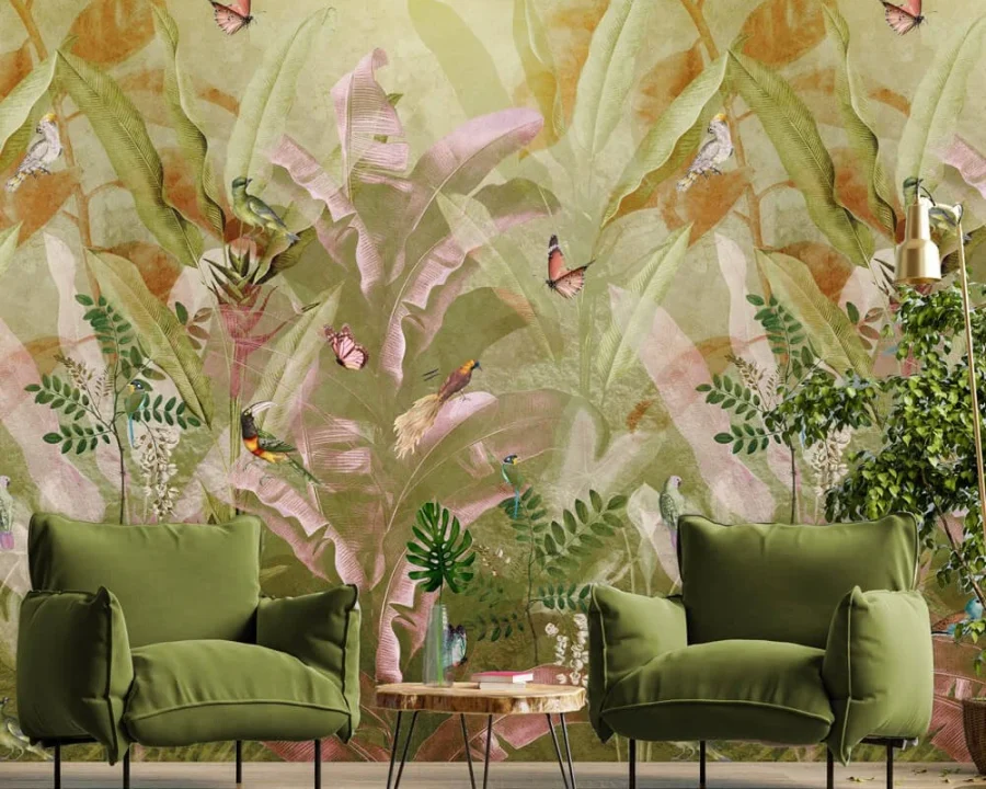 Surreal Forest Green - Tapete