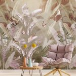 Surreal Forest Lilac - Wallpaper