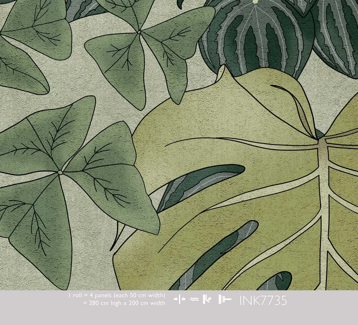 Monstera Big Green - Behang