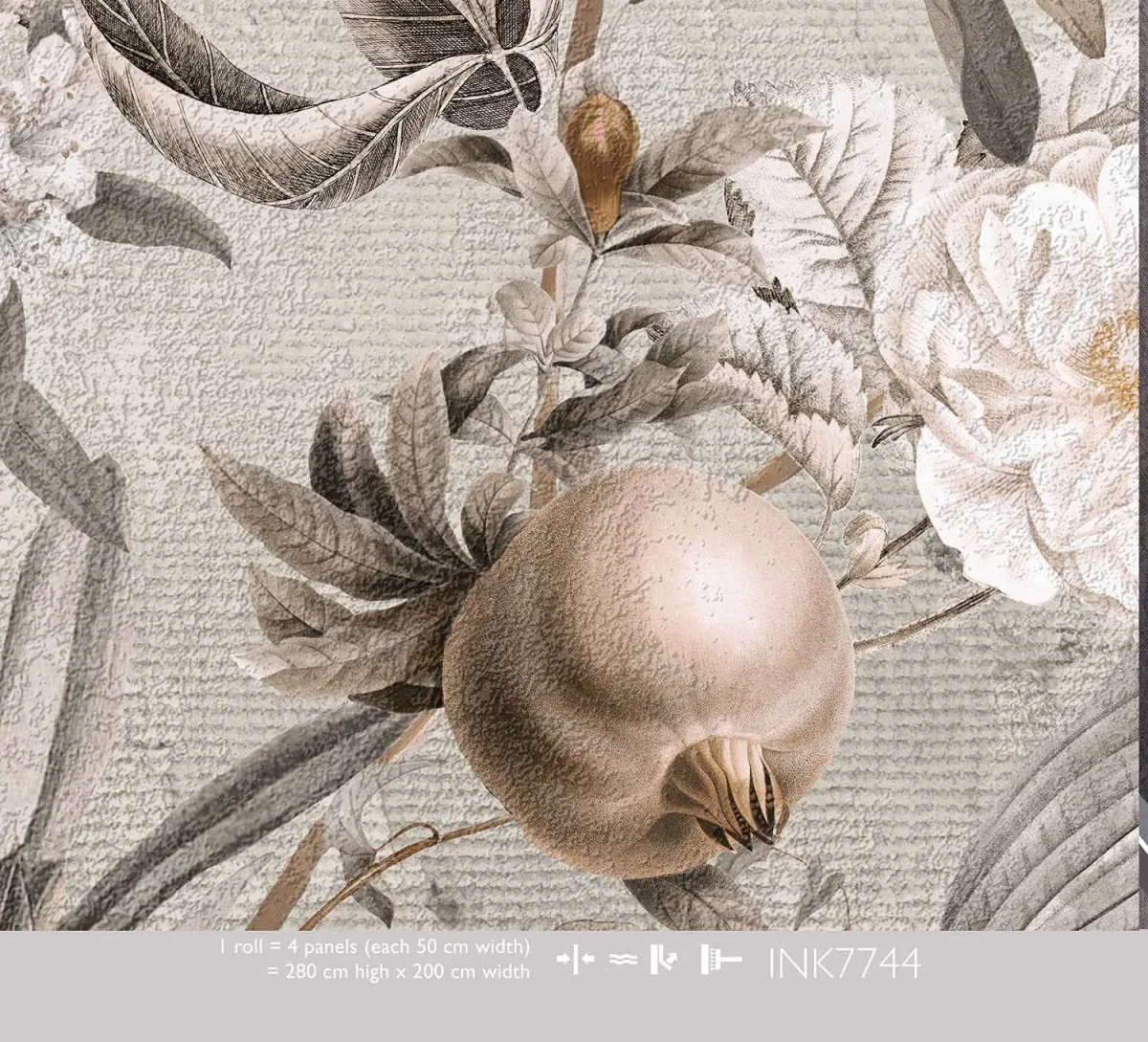 Romantic Nature Gray - Behang