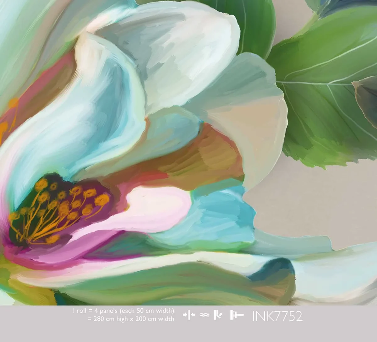 Gouache Floral Neutral - Behang
